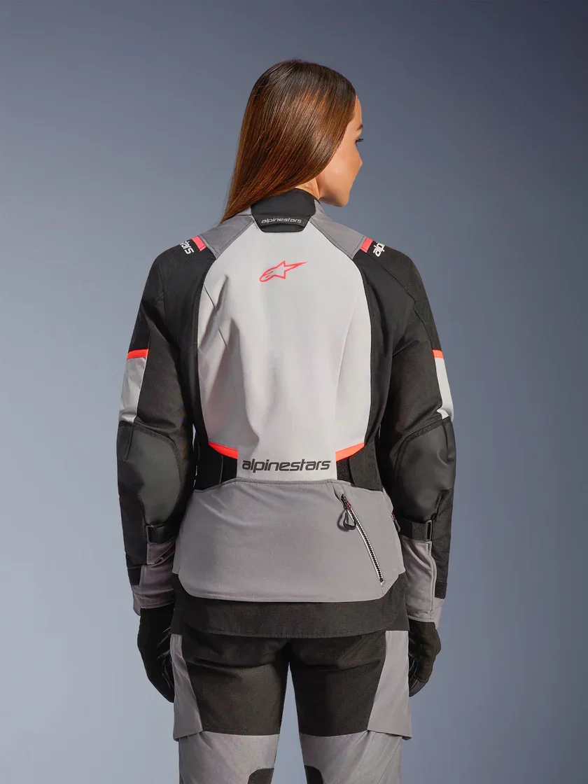 Jaqueta Alpinestars Stella/Feminina Andes V4 Drystar Cinza Escuro